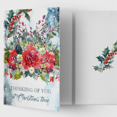 クリスマスの同情カード – 思いやりある考え シーズンカード