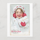 クリスマスの喜びがあなたのものでありますように シーズンポストカード (正面)
