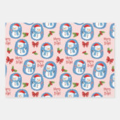 クリスマスの喜びと輝き ラッピングペーパーシート (正面)