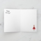 クリスマスの喜びのグリーティングカード！ シーズンカード (内部)