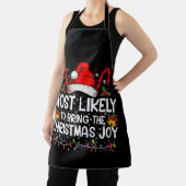 クリスマスの喜びのマッチングをもたらす可能性が最も高い エプロン (インサイチュ)