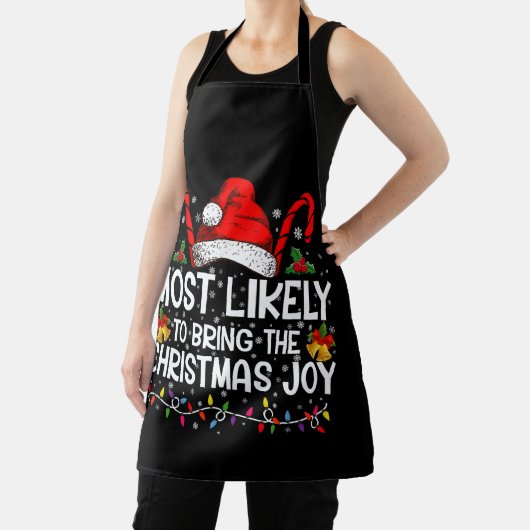 クリスマスの喜びのマッチングをもたらす可能性が最も高い エプロン (インサイチュ)