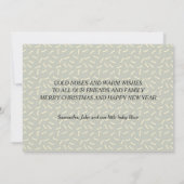 クリスマスの喜びの休日の写真カードの12匹の犬 招待状 (裏面)