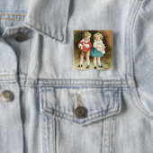 クリスマスの喜びの子供たち 缶バッジ (インサイチュ)