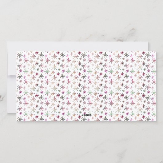 クリスマスの喜びの挨拶2フォトライト シーズンカード (裏面)