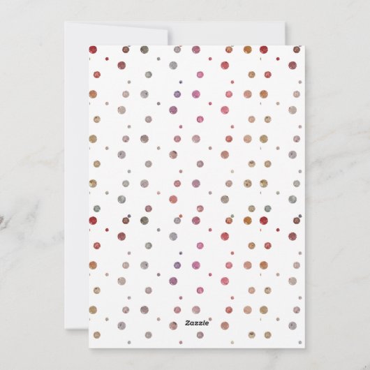 クリスマスの喜びの挨拶4写真水彩 シーズンカード (裏面)