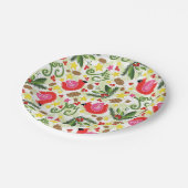 クリスマスの喜びの紙皿 ペーパープレート (アングル)