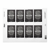 クリスマスの喜びをお祈りする黒板ラベル ラベル (フルシート)