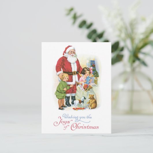 クリスマスの喜びをお祈り シーズンポストカード (スタンド正面)