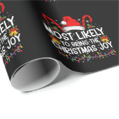 クリスマスの喜びをもたらす可能性が最も高いマッチング ラッピングペーパー (ロールコーナー)