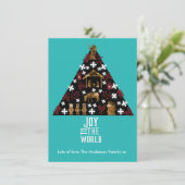 クリスマスの喜びを世界に ホリデーシーズン シーズンカード (スタンド正面)