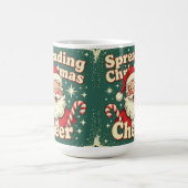 クリスマスの喜びを広げよう コーヒーマグカップ (中央)