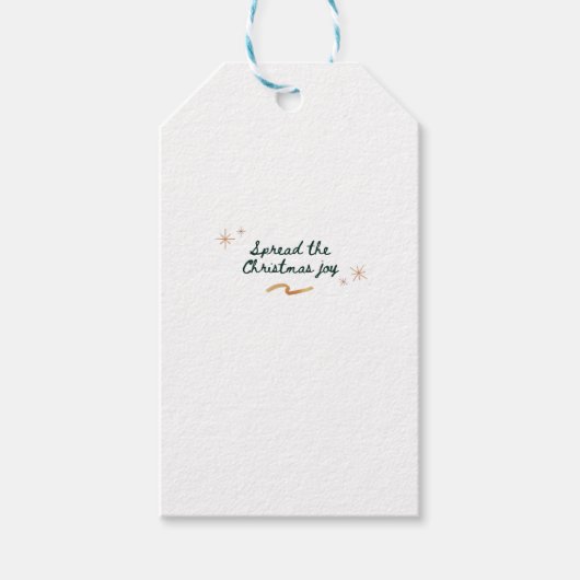 クリスマスの喜びを広げる ギフトタグ (正面)