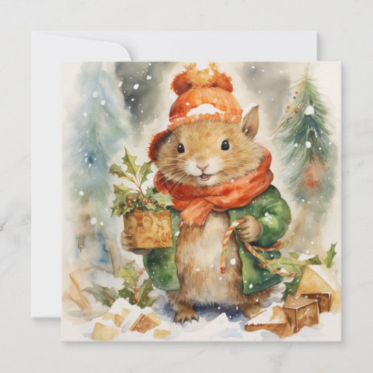 クリスマスの喜びを広げる シーズンカード (正面)