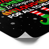 クリスマスの喜びを広める方法は大声で歌うこと ポスター (角)