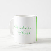 クリスマスの喜びマグ コーヒーマグカップ (正面左)