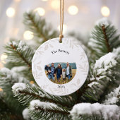 クリスマスの喜び写真 セラミックオーナメント