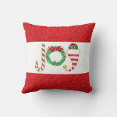 クリスマスの喜び枕 クッション (裏面)