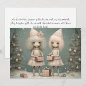 クリスマスの喜び: あなたに楽しいクリスマスを シーズンカード (正面/裏面)