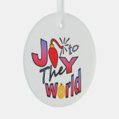 クリスマスの喜び ガラスオーナメント (正面右)