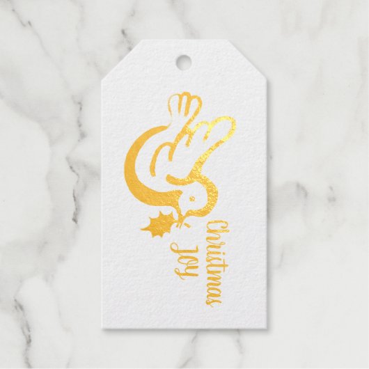 クリスマスの喜び ギフトタグ (正面)