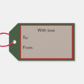 クリスマスの喜び ギフトタグ (裏面横)