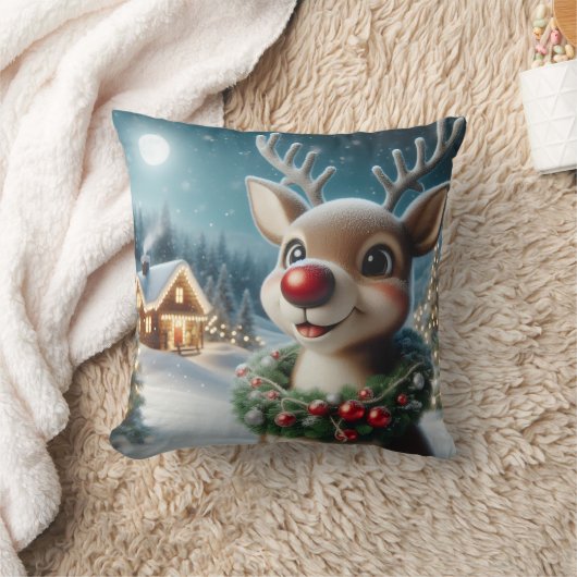 クリスマスの喜び クッション (ブランケット)