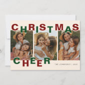 クリスマスの喜び | クリスマスの写真 シーズンカード (正面)