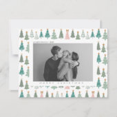 クリスマスの喜び クリスマス家族写真 シーズンカード (正面)