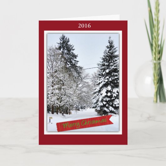 クリスマスの喜び シーズンカード (正面)