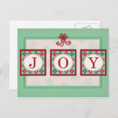 クリスマスの喜び シーズンポストカード (正面/裏面)