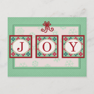 クリスマスの喜び シーズンポストカード