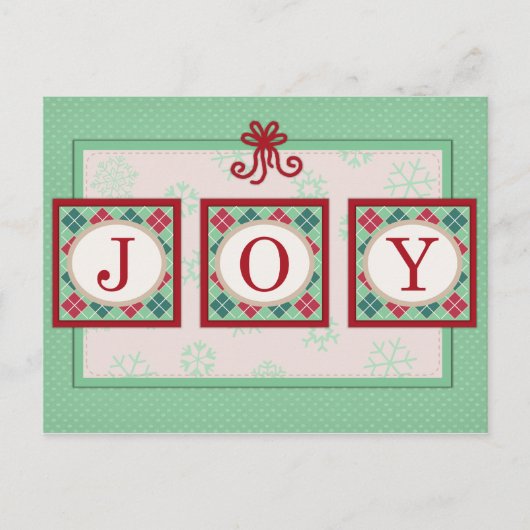 クリスマスの喜び シーズンポストカード (正面)