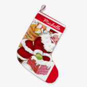 クリスマスの喜び スモールクリスマスストッキング (正面 (吊り時))