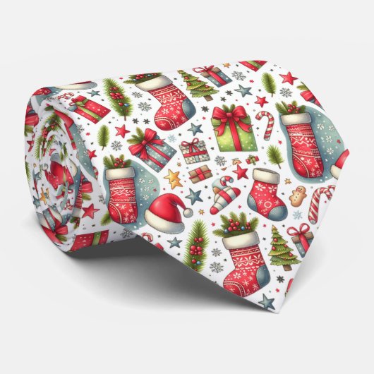 クリスマスの喜び ネクタイ (ロール)