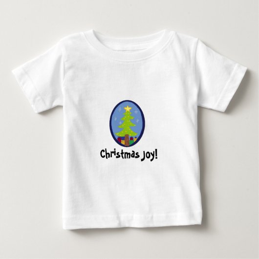 クリスマスの喜び! ベビーTシャツ (正面)