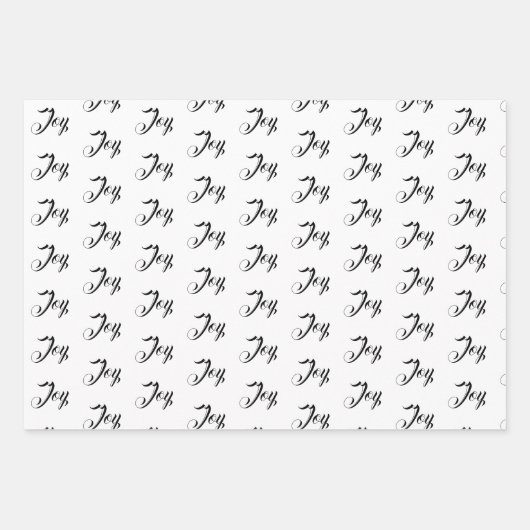 クリスマスの喜び、ホリー、白と赤のドット ラッピングペーパーシート (正面)