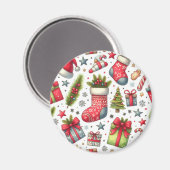 クリスマスの喜び マグネット (正面/裏面)