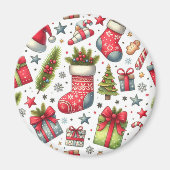 クリスマスの喜び マグネット (正面)