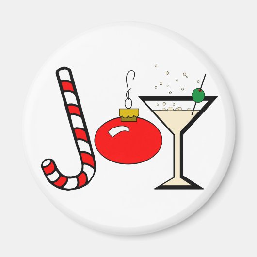 クリスマスの喜び マグネット (正面)