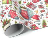 クリスマスの喜び ラッピングペーパー (ロールコーナー)