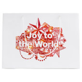 クリスマスの喜び ラージペーパーバッグ (正面)