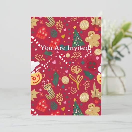 クリスマスの喜び 招待状 (スタンド正面)