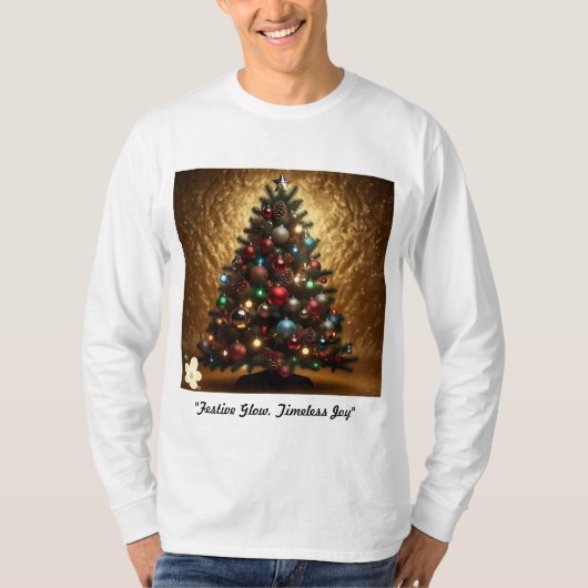"クリスマスの喜び" Tシャツ (正面)
