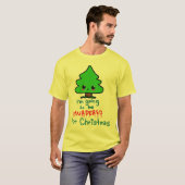 クリスマスの喜び Tシャツ (正面フル)