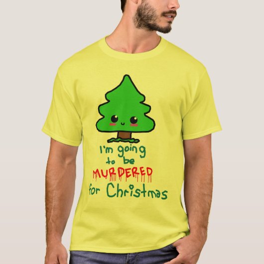 クリスマスの喜び Tシャツ (正面)