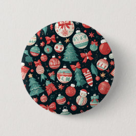 クリスマスの喜び、Xmas休日、クリスマスギフト 缶バッジ