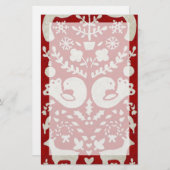 クリスマスの喜びII 便箋 (正面/裏面)