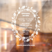 クリスマスの営業時間表示札, ウィンドウサイン (シート2)