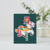 クリスマスの回転木馬 シーズンポストカード (スタンド正面)